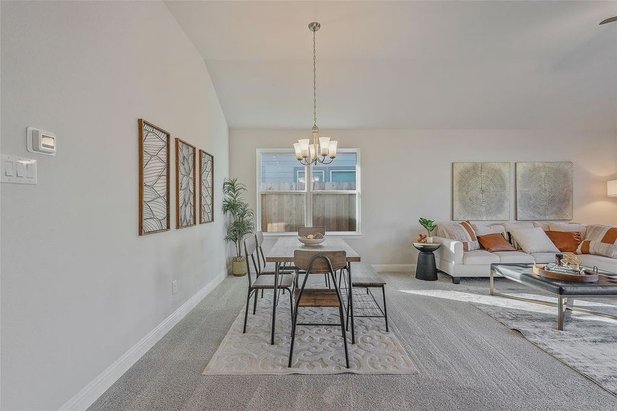 Furnished interior view inside a new home in Grand Oaks Reserve, Cleveland (Image 9).