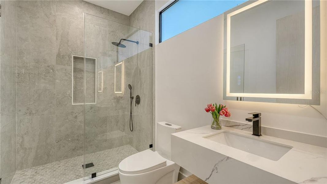 Furnished interior view inside a new home in , Sarasota (Image 12).