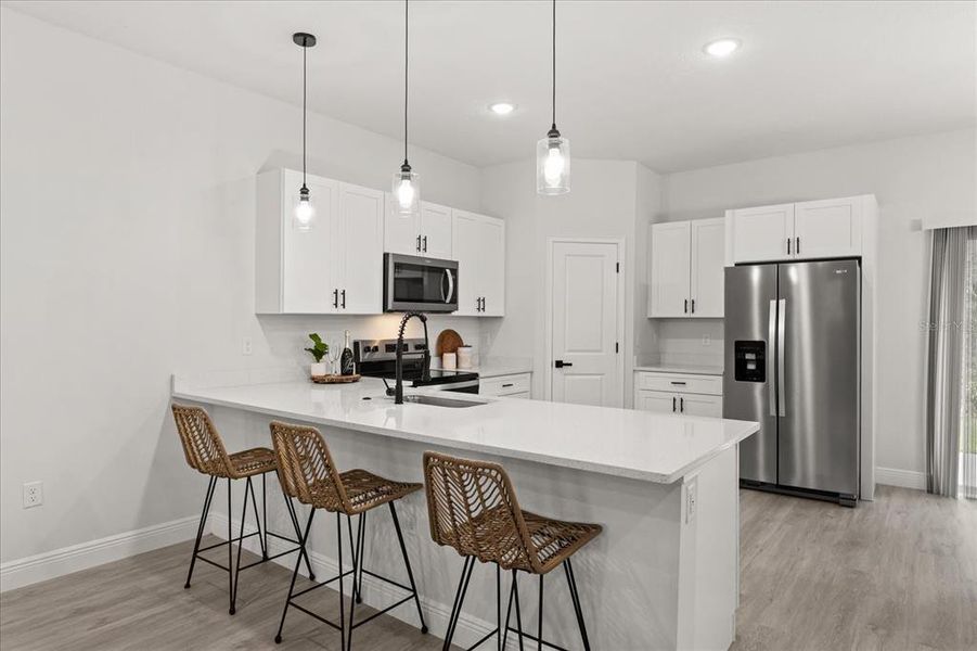 Furnished interior view inside a new home in , Ocala (Image 10).