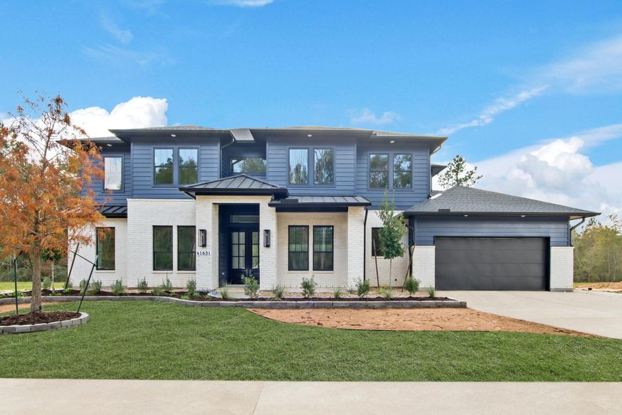 Front exterior of a new home in Colton, Todd Mission, TX, highlighting curb appeal (Image 11).