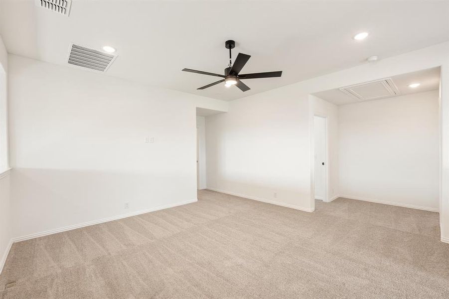 Spacious, unfurnished interior of a new home in Star Ranch Classic 50, Godley (Image 20). Spacious, unfurnished interior of a new home in Star Ranch Classic 50, Godley (Image 20).