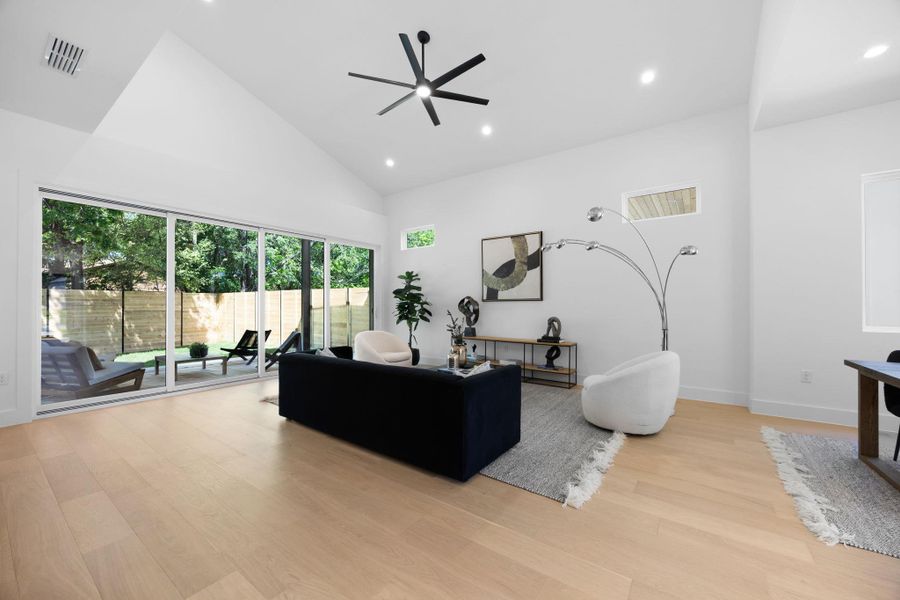 Furnished interior view inside a new home in , Austin (Image 6). Furnished interior view inside a new home in , Austin (Image 6).