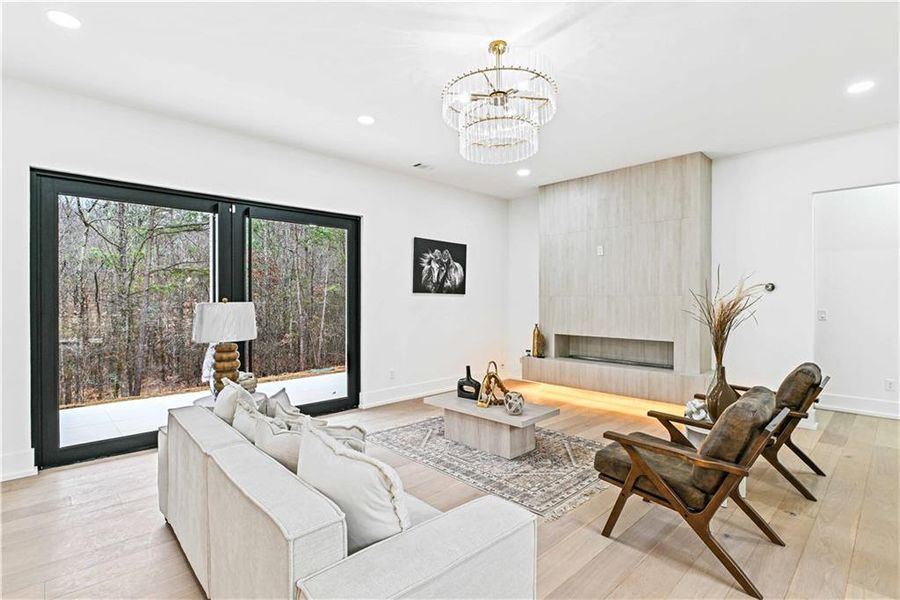 Furnished interior view inside a new home in , Conyers (Image 4).