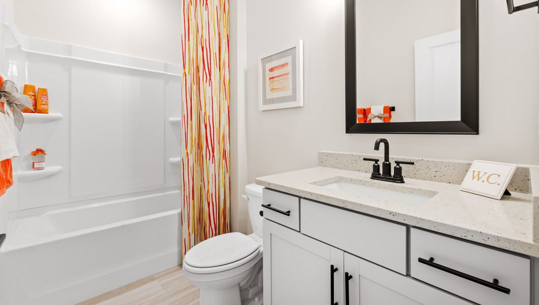 Furnished interior view inside a new home in Campbell Ridge, Piedmont (Image 20).