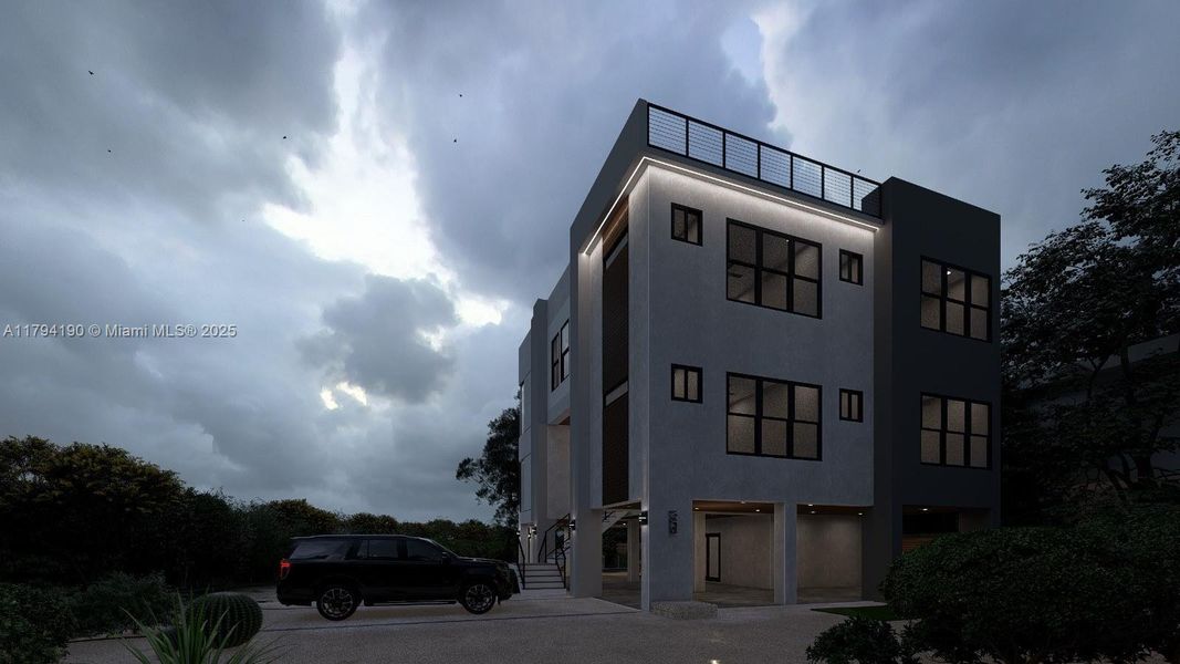 Front exterior of a new home in , Marathon, FL, highlighting curb appeal (Image 13). Front exterior of a new home in , Marathon, FL, highlighting curb appeal (Image 13).