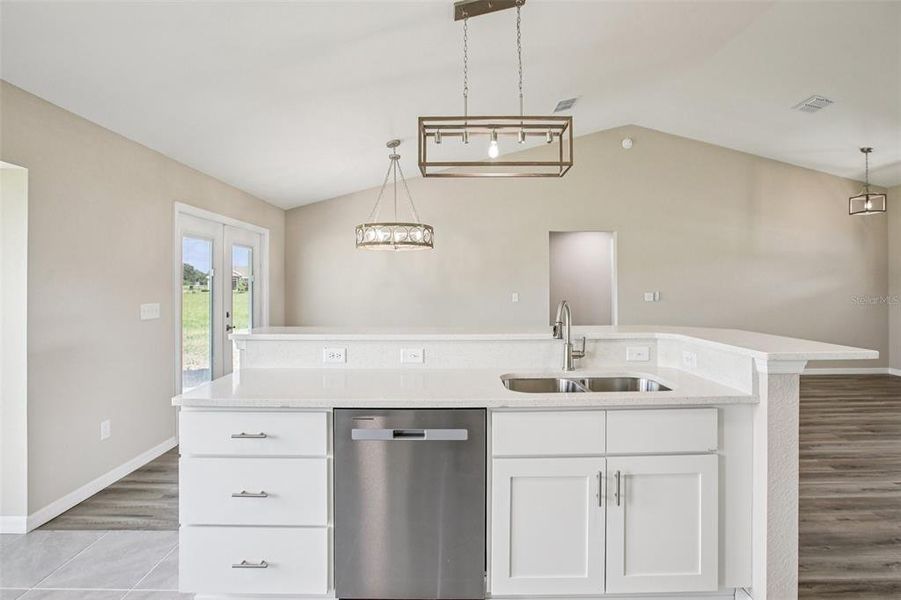 Furnished interior view inside a new home in , Bushnell (Image 17).