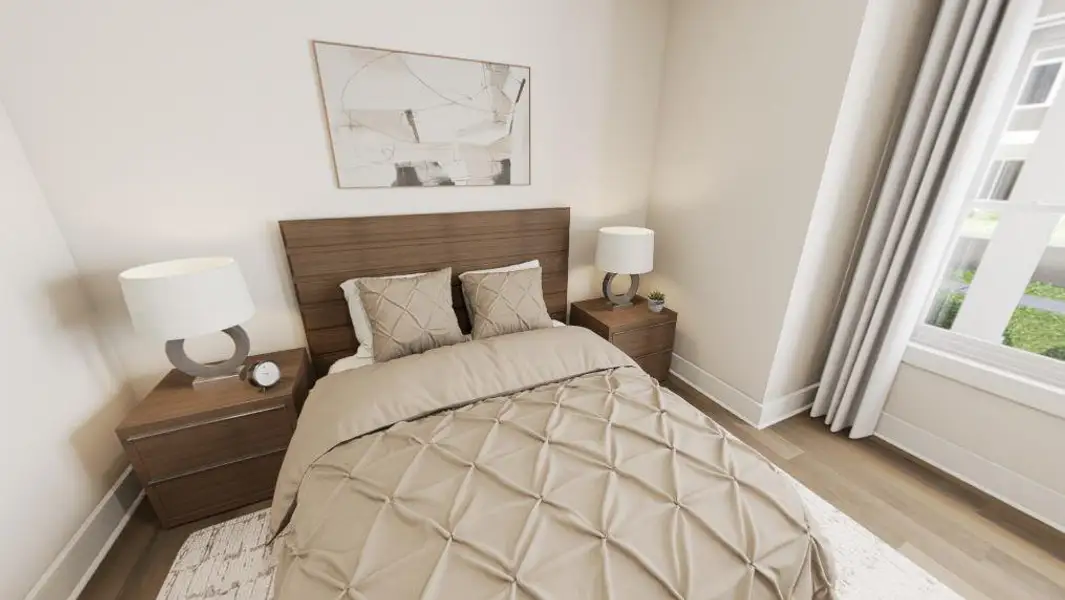 Furnished interior view inside a new home in Allen Park, Raleigh (Image 10).