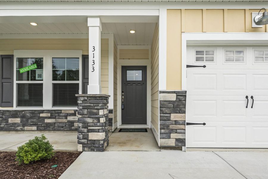 Exterior details and patio area of a home in White Oak Estates, Conway (Image 3).
