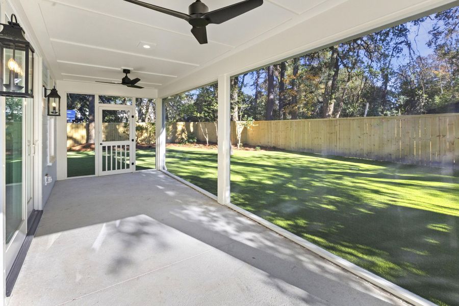 Exterior details and patio area of a home in , Mount Pleasant (Image 38). Exterior details and patio area of a home in , Mount Pleasant (Image 38).