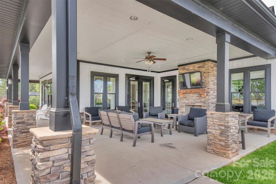 Exterior details and patio area of a home in Edgewater - The Links, Lancaster (Image 34).