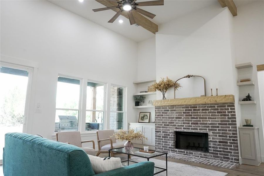 Furnished interior view inside a new home in , Weatherford (Image 34). Furnished interior view inside a new home in , Weatherford (Image 34).