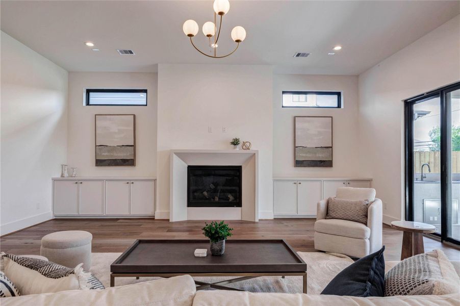 Furnished interior view inside a new home in , Houston (Image 18).