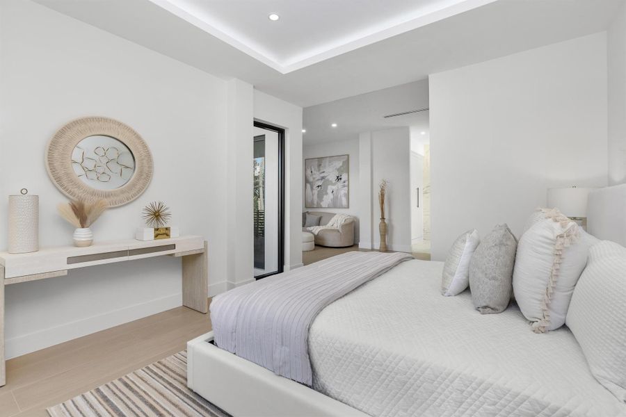 Furnished interior view inside a new home in , Boca Raton (Image 52).