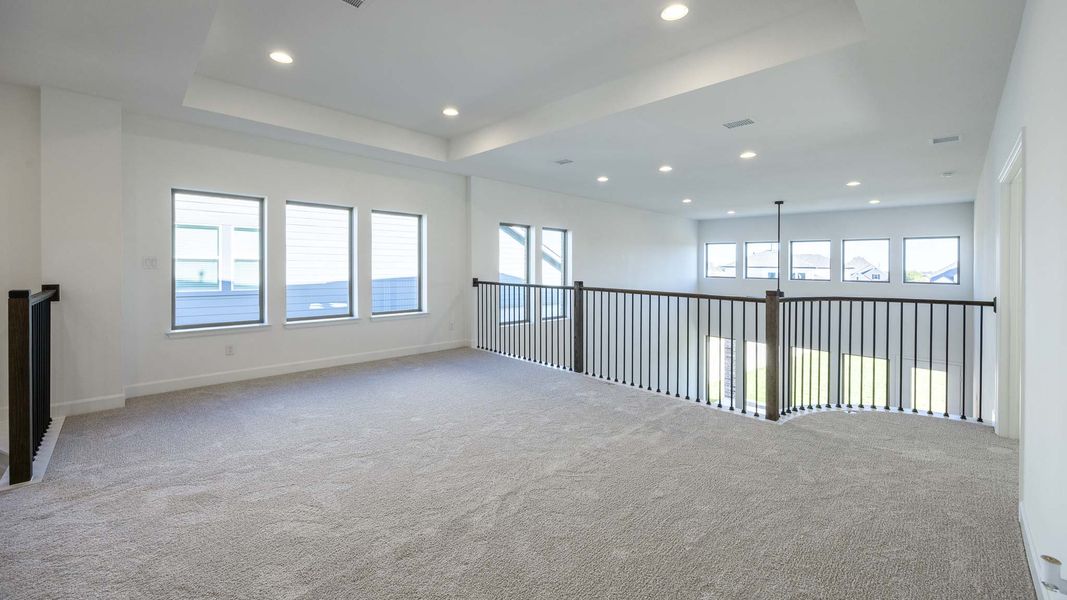Spacious, unfurnished interior of a new home in Santa Rita Ranch 50', Liberty Hill (Image 14).