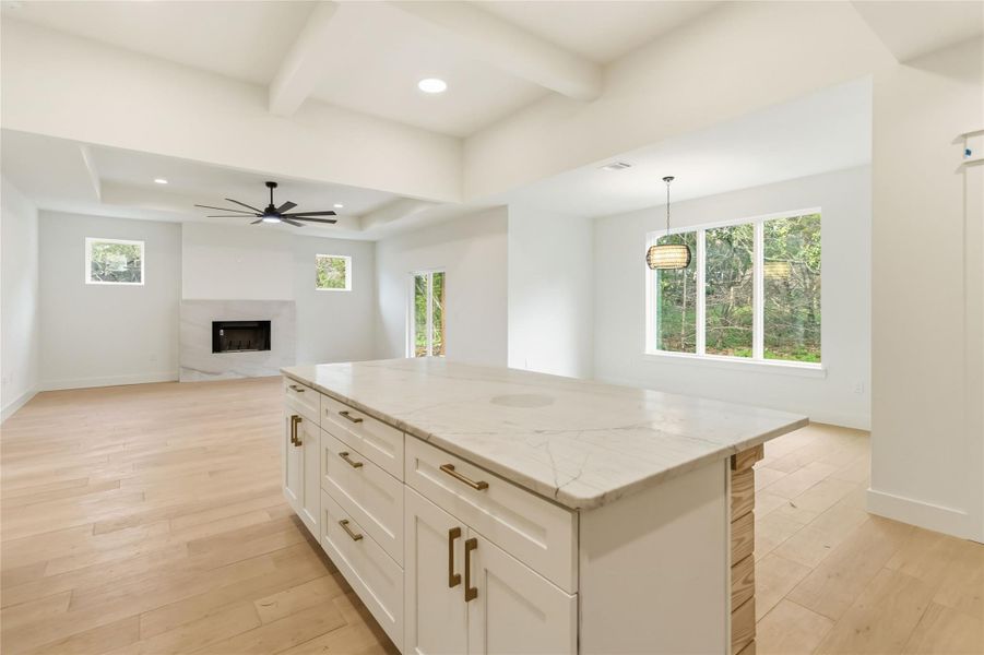 Furnished interior view inside a new home in , Wimberley (Image 7).