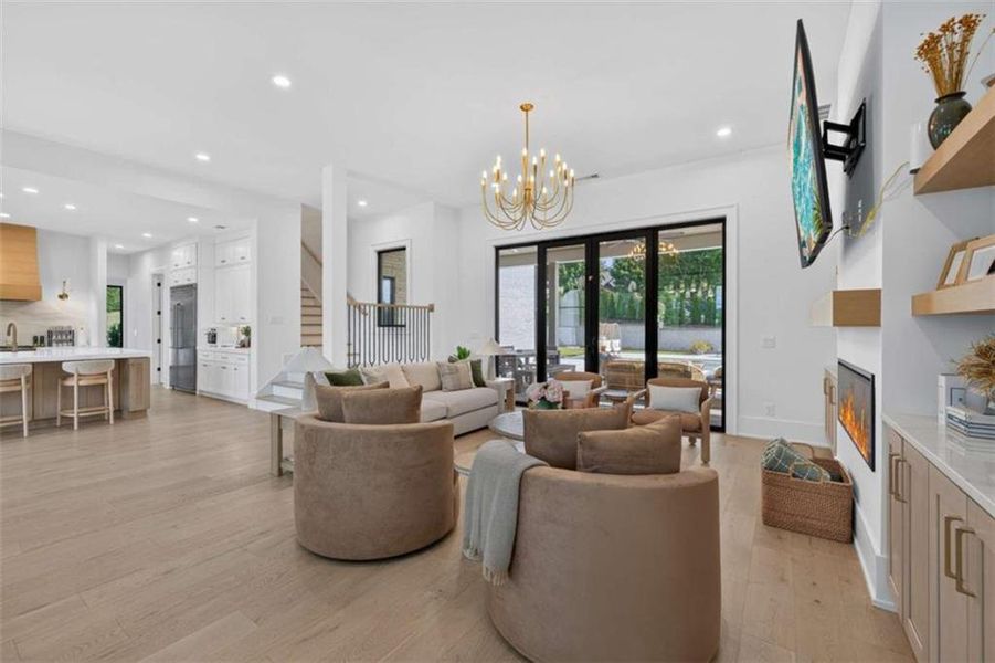 Furnished interior view inside a new home in , Hoschton (Image 38).