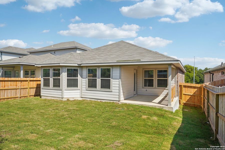Front exterior of a new home in Comanche Ridge, San Antonio, TX, highlighting curb appeal (Image 26).