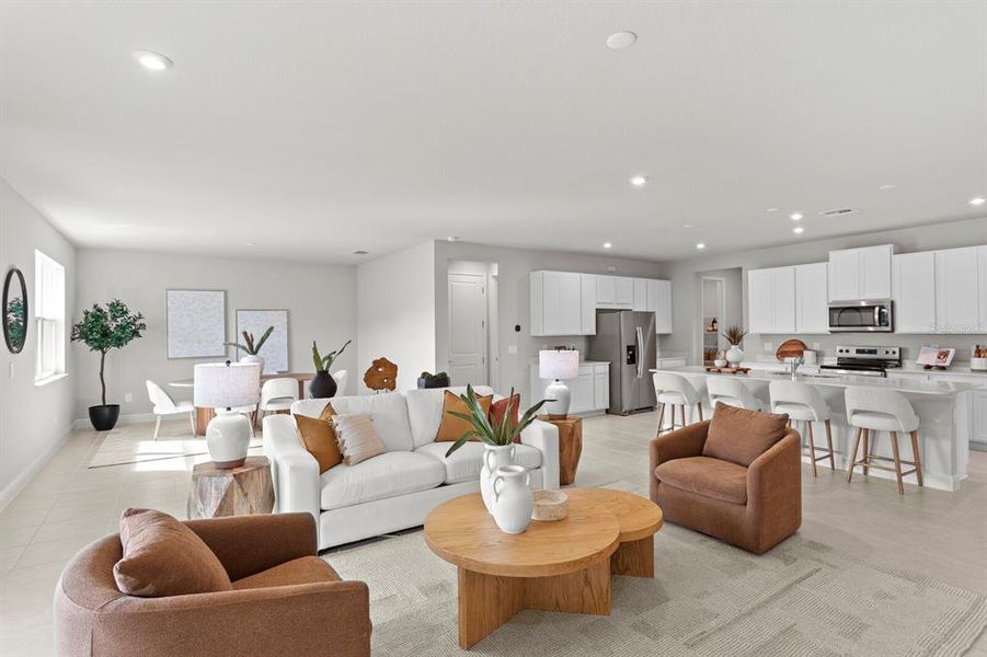 Furnished interior view inside a new home in Windwater, Parrish (Image 34).