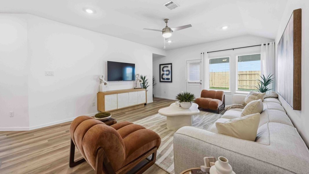 Furnished interior view inside a new home in Allison Park, Houston (Image 3). Furnished interior view inside a new home in Allison Park, Houston (Image 3).