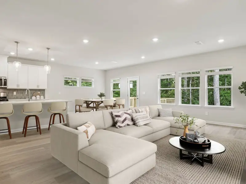 Furnished interior view inside a new home in Martin Springs - Estate Series, Lawrenceville (Image 3). Furnished interior view inside a new home in Martin Springs - Estate Series, Lawrenceville (Image 3).
