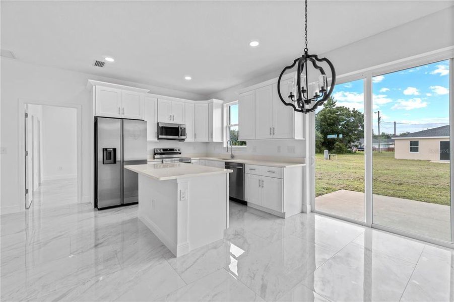 Furnished interior view inside a new home in , Dunnellon (Image 13).