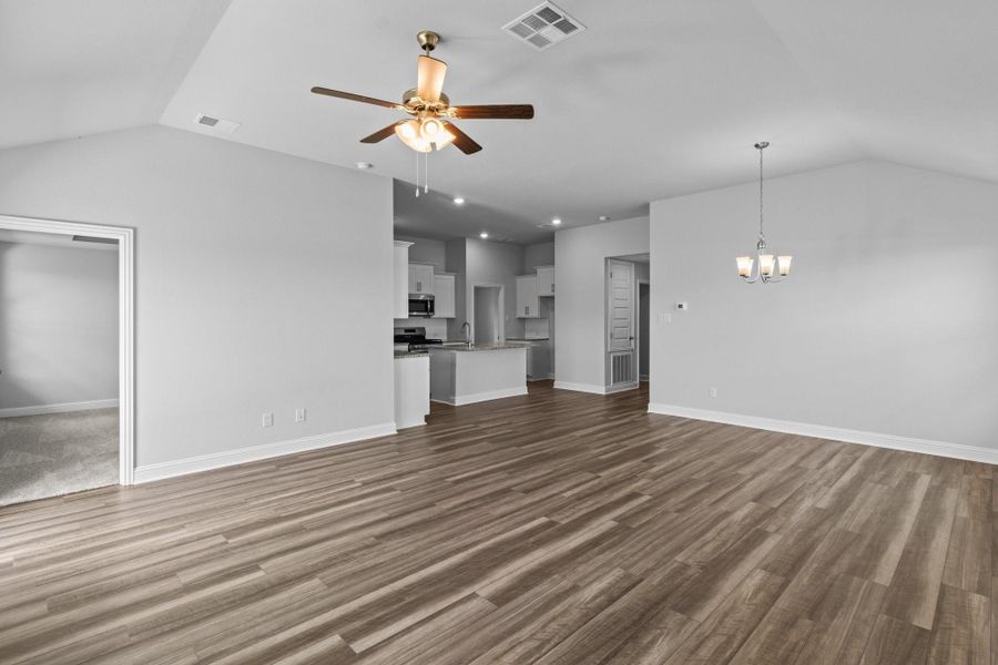 Spacious, unfurnished interior of a new home in River Ranch Trails, Dayton (Image 22). Spacious, unfurnished interior of a new home in River Ranch Trails, Dayton (Image 22).
