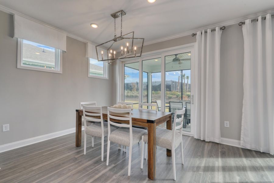 Furnished interior view inside a new home in Nexton, Summerville (Image 6). Furnished interior view inside a new home in Nexton, Summerville (Image 6).