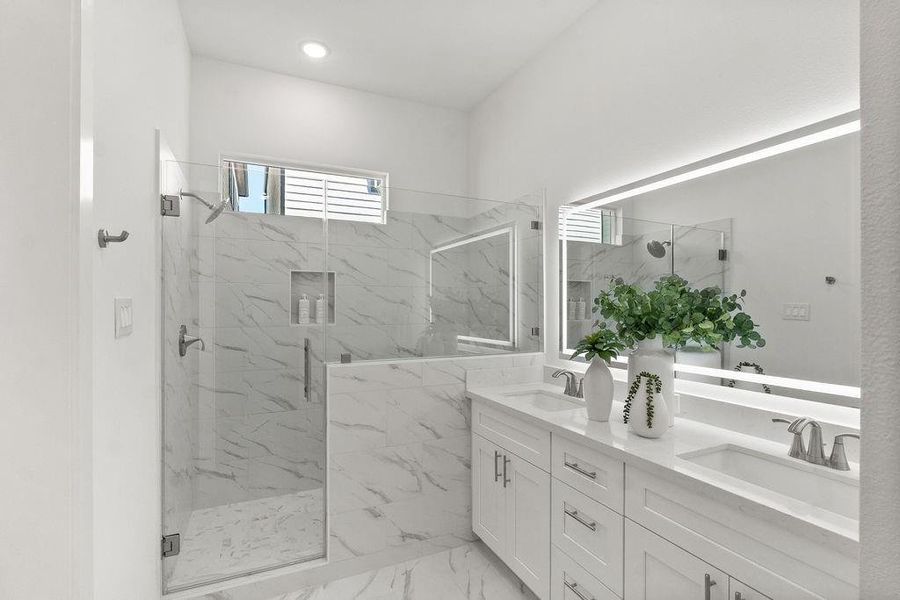 Furnished interior view inside a new home in , Houston (Image 7).