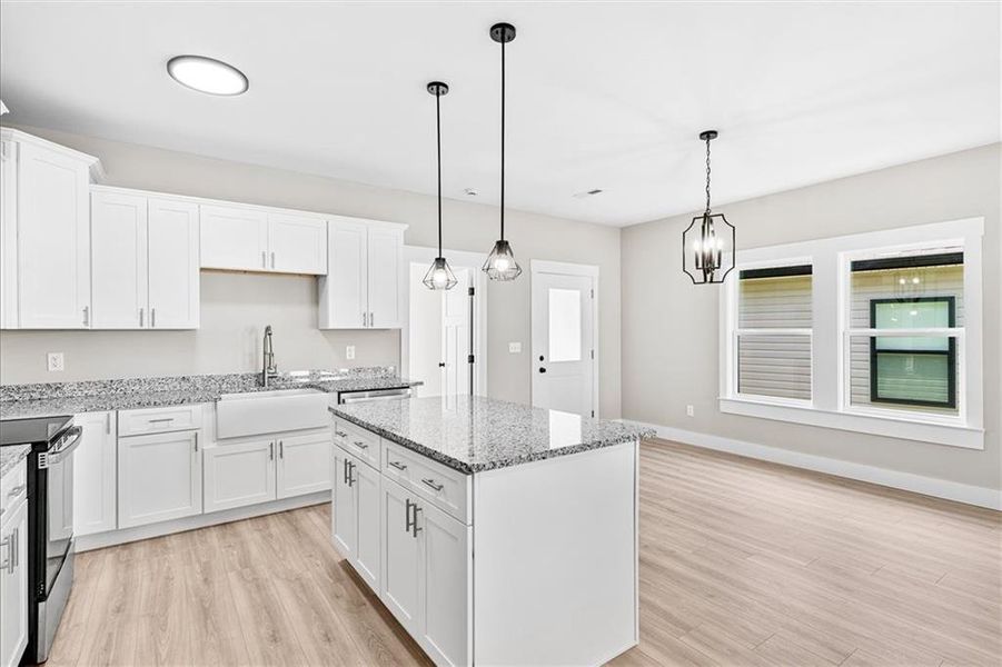 Furnished interior view inside a new home in , Dalton (Image 6).