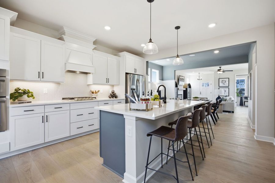Representative furnished interior of a home built from the The Burke C by Davidson Homes LLC in Forestville Yard, Knightdale (Image 13).