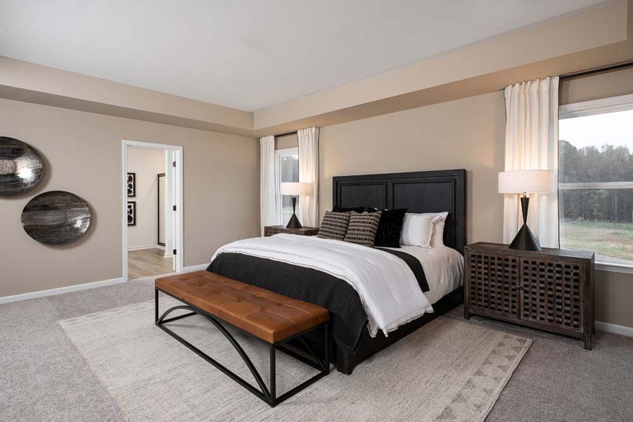 Representative furnished interior of a home built from the Hampstead by Ashton Woods in The Pointe at Heron Bay, Locust Grove (Image 7). Representative furnished interior of a home built from the Hampstead by Ashton Woods in The Pointe at Heron Bay, Locust Grove (Image 7).
