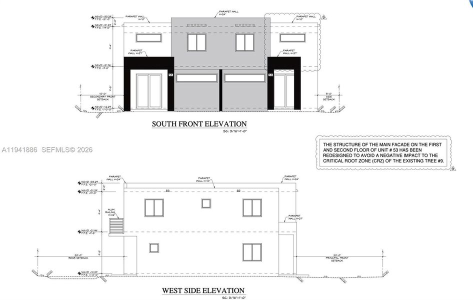Exterior rendering of this home design in , Miami, FL (Image 3).