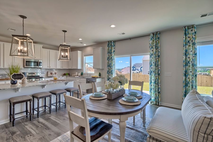 Representative furnished interior of a home built from the The Shiloh by Stanley Martin Homes in Stratford, Denver (Image 5).