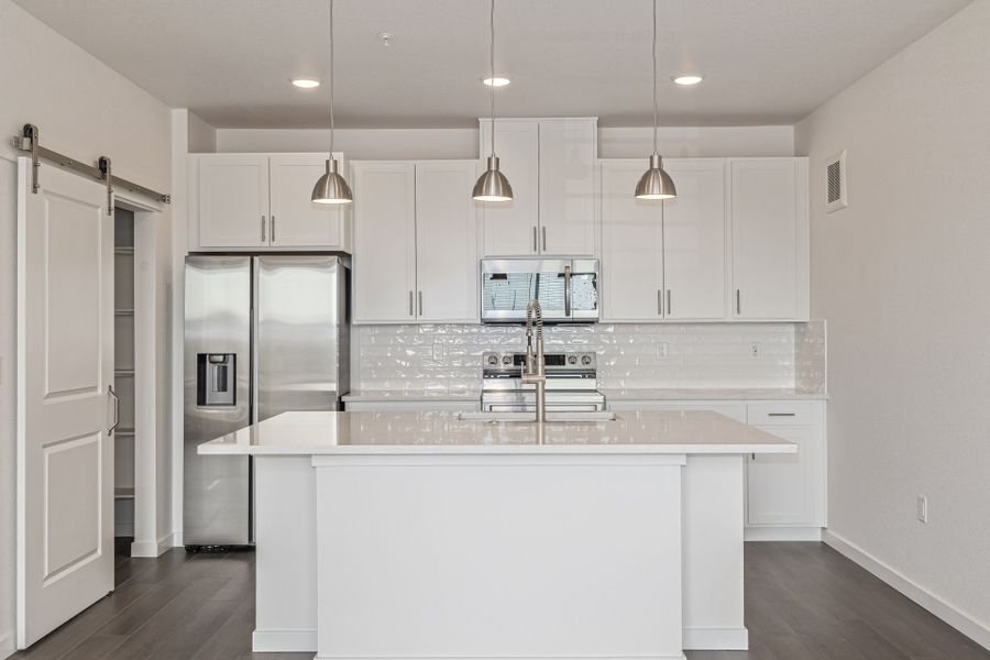 Furnished interior view inside a new home in The Residences at Victory Ridge, Colorado Springs (Image 3).