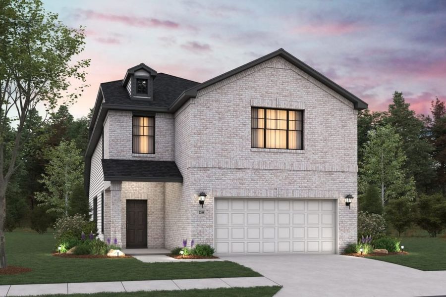 Representative exterior photo of a completed home built from the Rayburn III Sorella 40s by Brohn Homes in Sorella, Tomball, TX (Image 12). Representative exterior photo of a completed home built from the Rayburn III Sorella 40s by Brohn Homes in Sorella, Tomball, TX (Image 12).