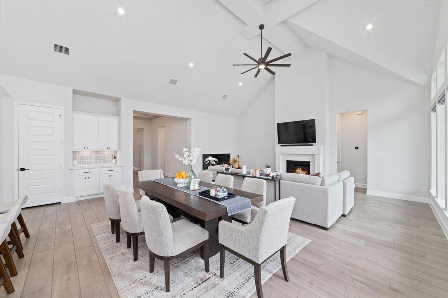 Furnished interior view inside a new home in Cross Creek Ranch, Fulshear (Image 14).