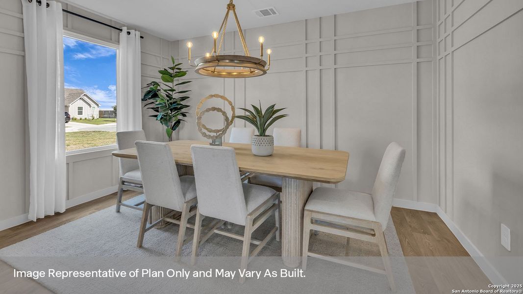 Furnished interior view inside a new home in Spring Valley, New Braunfels (Image 13).