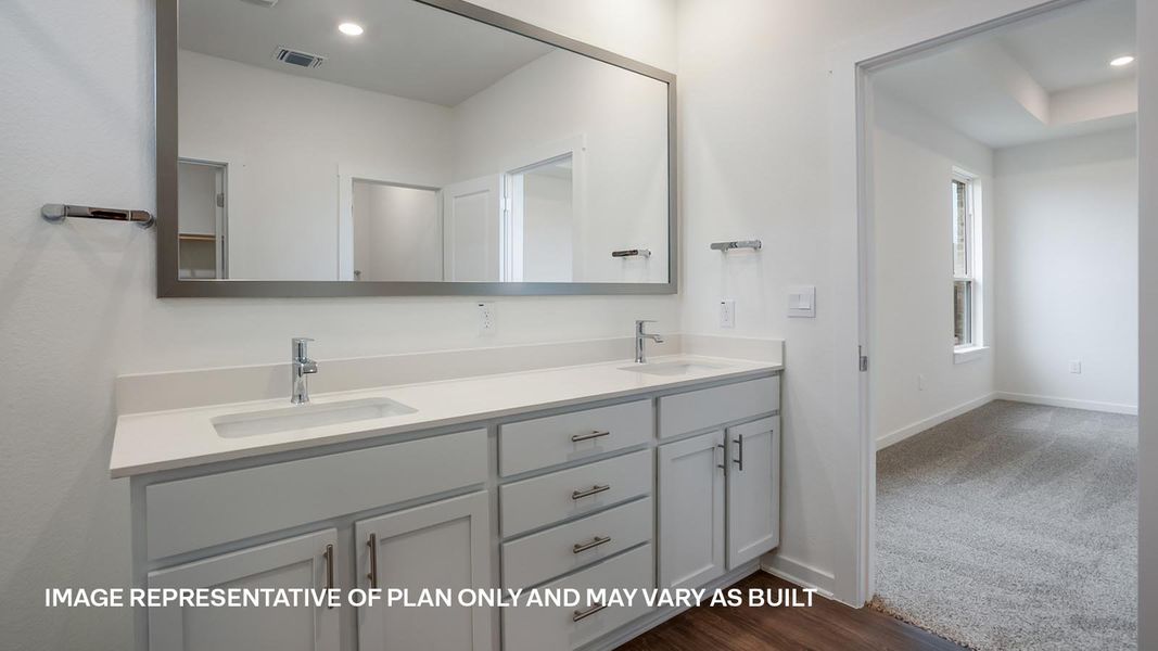 Furnished interior view inside a new home in Rosenbusch Ranch, Leander (Image 16).