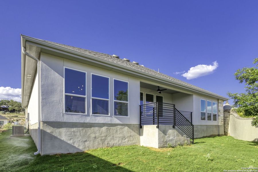 Exterior details and patio area of a home in , Kerrville (Image 3).