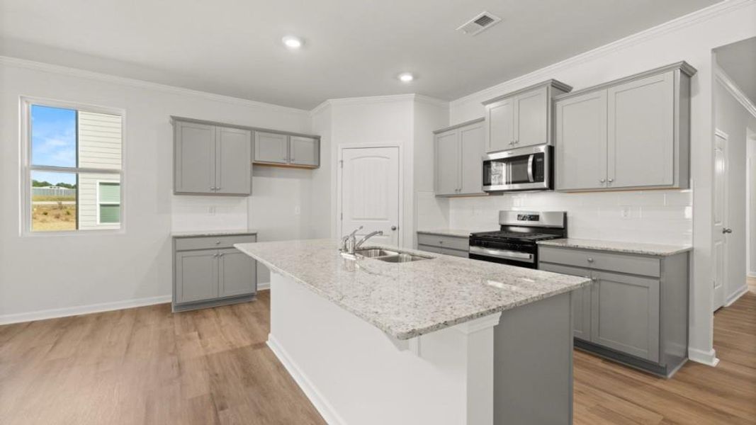 Furnished interior view inside a new home in Creekview, Atlanta (Image 5).