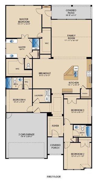 2D floor plan layout of this home in Crosswinds, Kyle, TX (Image 5). 2D floor plan layout of this home in Crosswinds, Kyle, TX (Image 5).