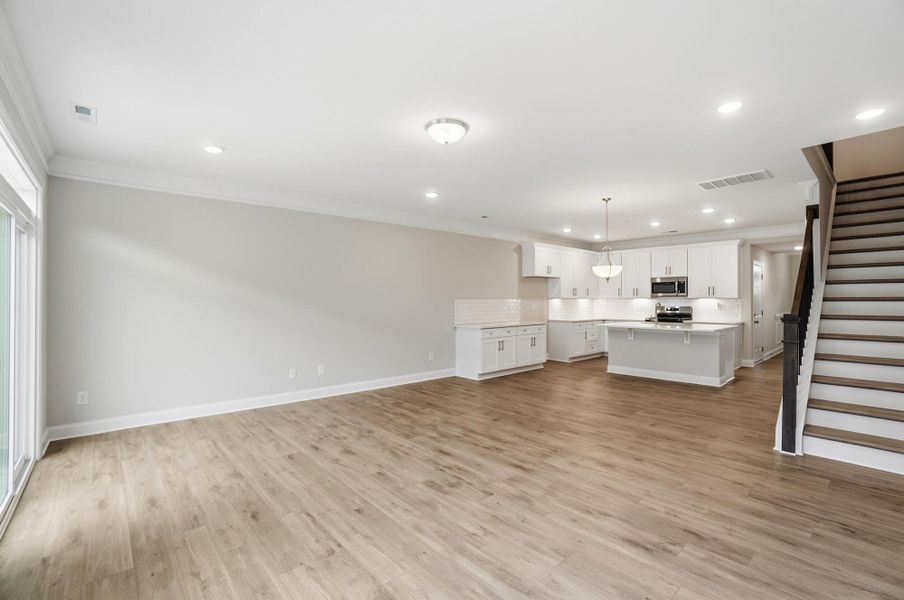 Spacious, unfurnished interior of a new home in Harrisburg Village Townhomes, Harrisburg (Image 37).