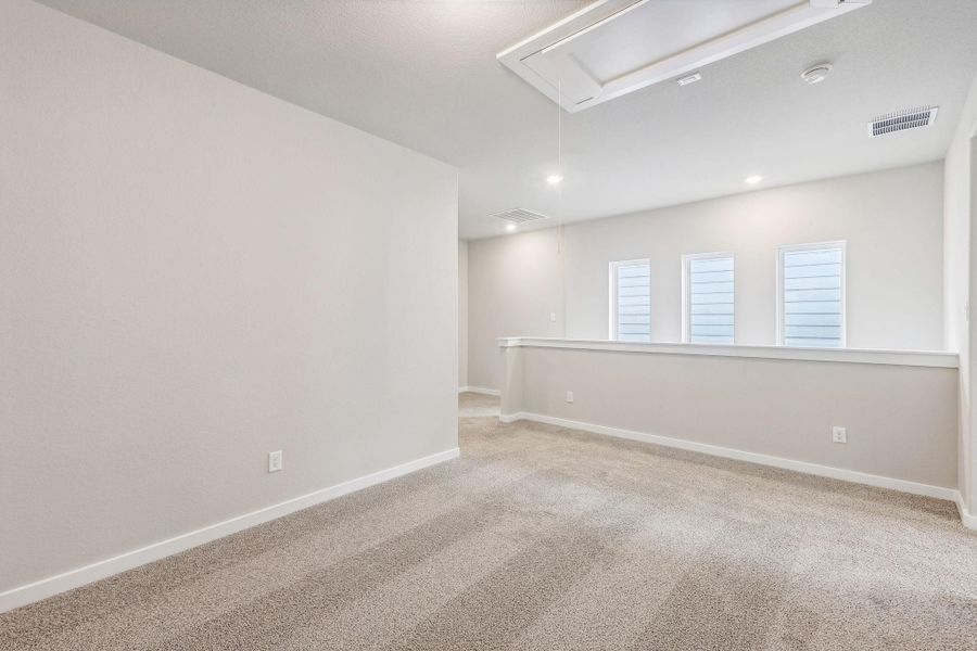 Photo is not of the actual home, but is an inspirational photo of builder’s model home and may depict options, furnishings, and/or decorator features that are not included