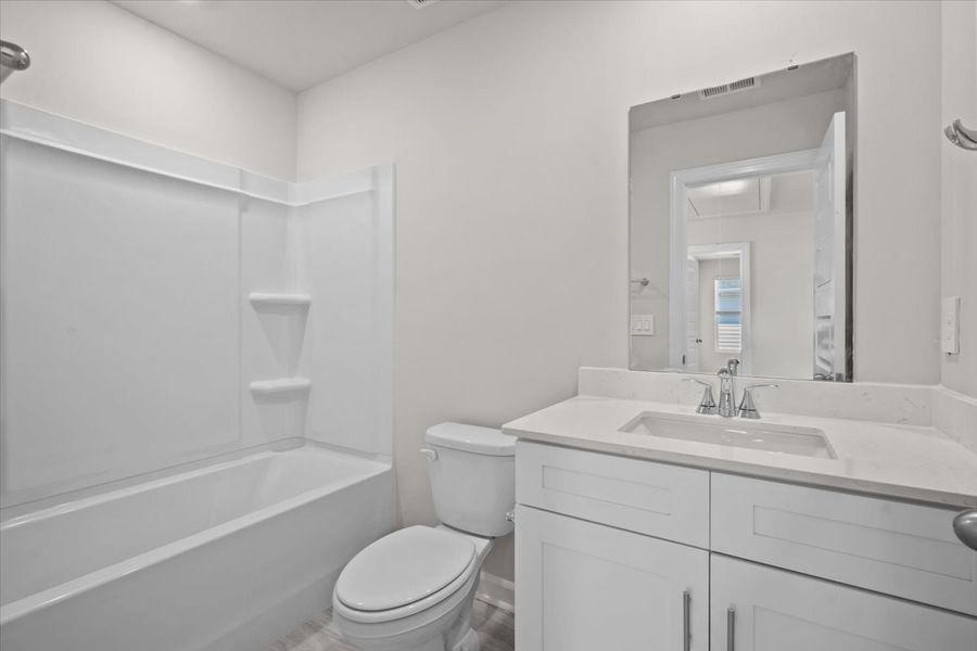 Furnished interior view inside a new home in Creek Ridge - Heritage Collection, Spartanburg (Image 8).