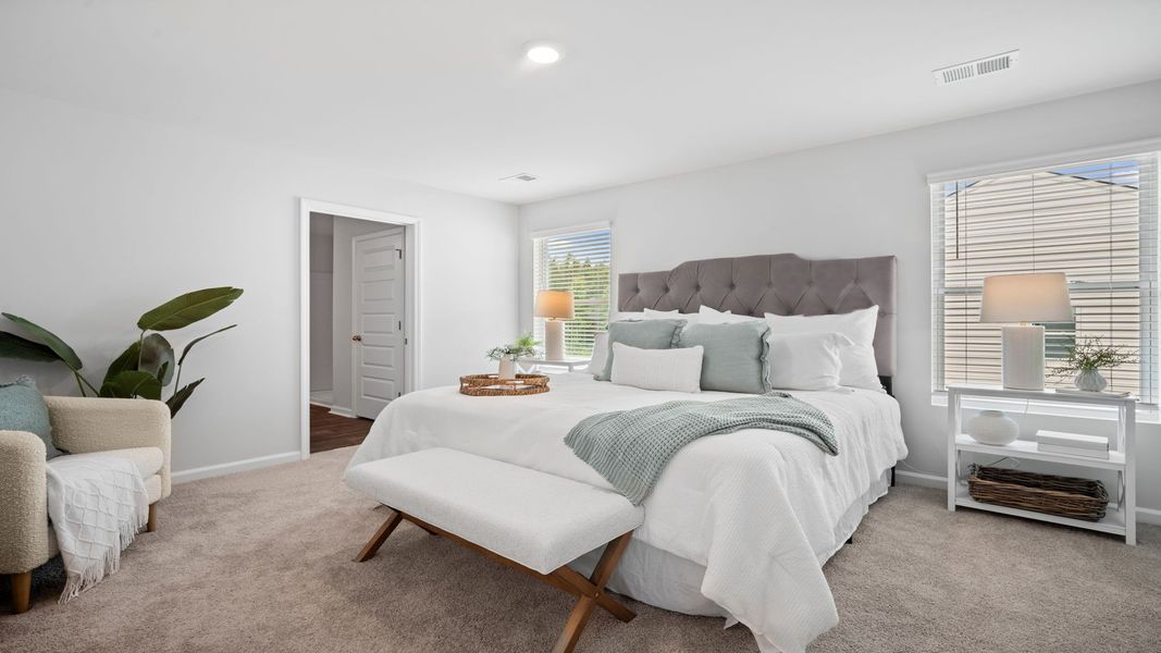 Furnished interior view inside a new home in The Lakes at North Glynn, Brunswick (Image 26).