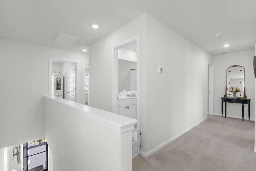 Furnished interior view inside a new home in Sweetgrass at Summers Corner, Summerville (Image 44).