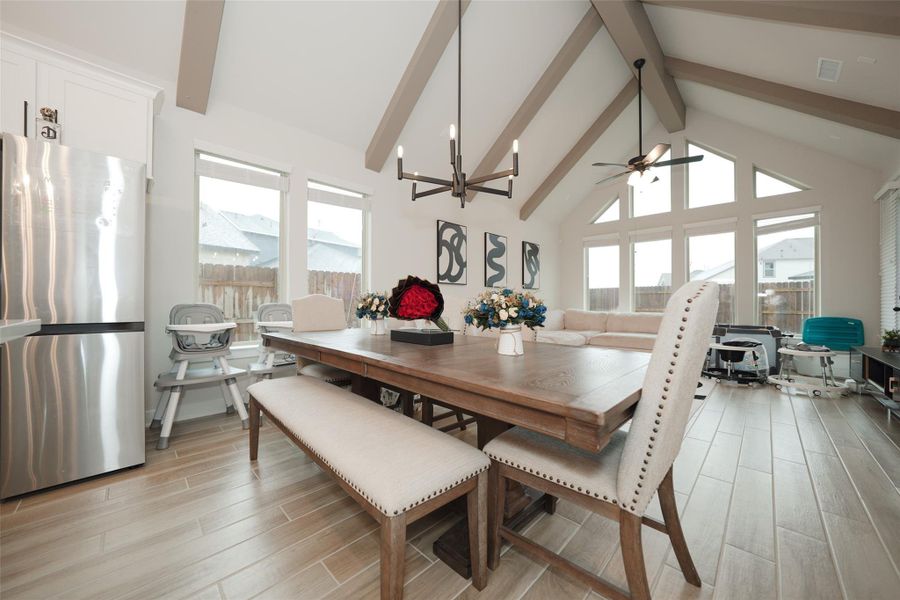 Furnished interior view inside a new home in Elyson, Katy (Image 13).