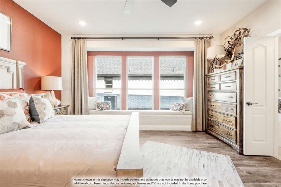 Furnished interior view inside a new home in The Lakes at Parks of Aledo, Aledo (Image 28).