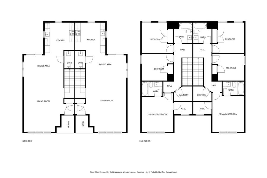 Floorplan for Toano Road Duets