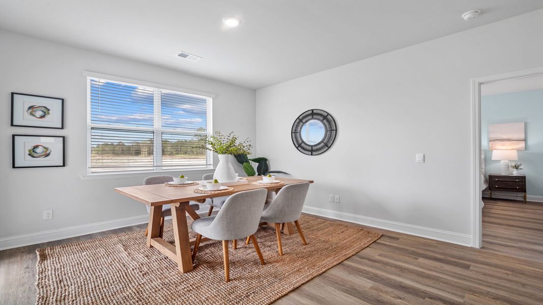 Furnished interior view inside a new home in The Retreat at East Argent, Ridgeland (Image 6).